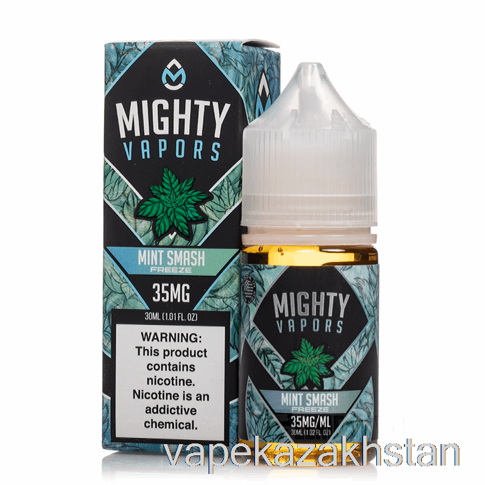 Vape Disposable Mint Smash Freeze - Mighty Salts - 30mL 35mg